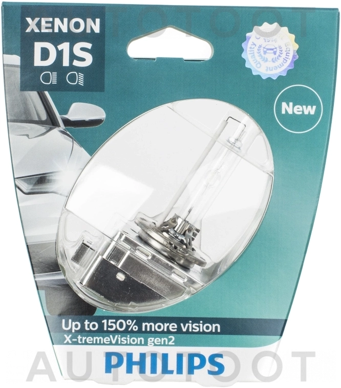 Лампа D1S PHILIPS XENON 35W 12V PK32d-2 L83 d9 X-treme Vision +150 - Артикул 85415XV2S1 - Производитель Philips - Фото, Отзывы, Цены
