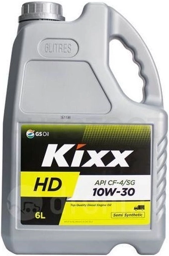 10W-30 KIXX HD Масло моторное полусинтетика 6л (DYNAMIC 10W-30) CF-4/SG