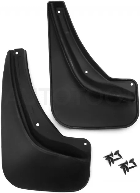 Брызговики задние для OPEL Astra GTC, 2010-2014, 2 шт. (standard) / Опель Астра