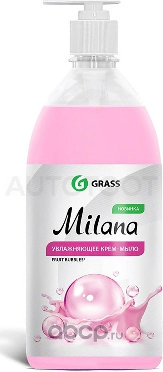 Мыло жидкое антибактериальное GRASS Milana Fruit bubbles, 500 мл - Артикул 125347 - Производитель Grass - Фото, Отзывы, Цены