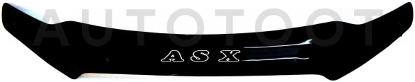Дефлектор капота (мухобойка) -  для MITSUBISHI ASX