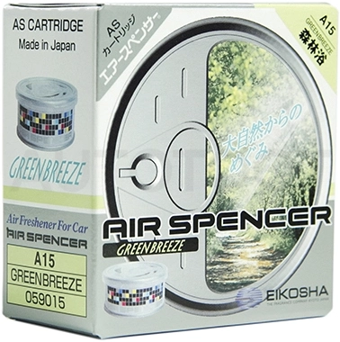 Ароматизатор меловой SPIRIT REFILL - GREEN BREEZE - Артикул A15 - Производитель EIKOSHA - Фото, Отзывы, Цены