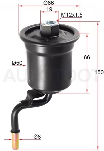 Фильтр топливный TOYOTA AVENSIS #T22# 97-02/RAV4 #CA2# 00-05 - Артикул ST2330022050 - Производитель Sat - Фото, Отзывы, Цены
