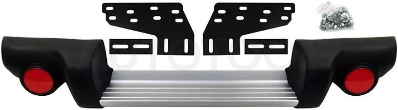 Бампер задний Mitsubishi L200 07-16 / Triton 06-11 (комплектация SPORT) - Артикул STMB93087A0 - Производитель Sat - Фото, Отзывы, Цены