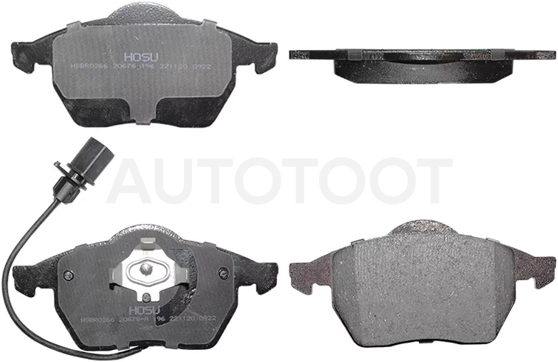 Колодки тормозные (Спереди) Audi A4 99-09 / A6 97-10 / Volkswagen Passat 96-05 / Audi A6 allroad quattro 00-08 / S4 03-11 / S6 99-11