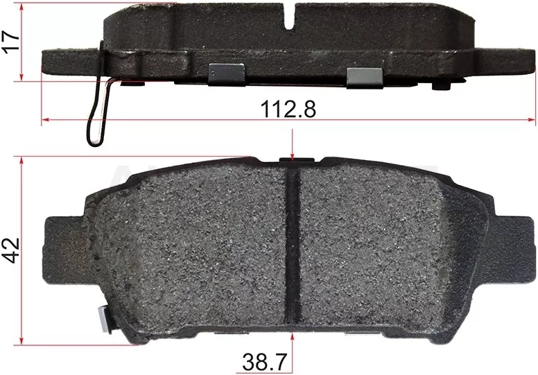 Колодки тормозные (Сзади) Toyota Ipsum (ACM20) 01-09 / Noah 07-13 - Артикул ST0446644010 - Производитель Sat - Фото, Отзывы, Цены