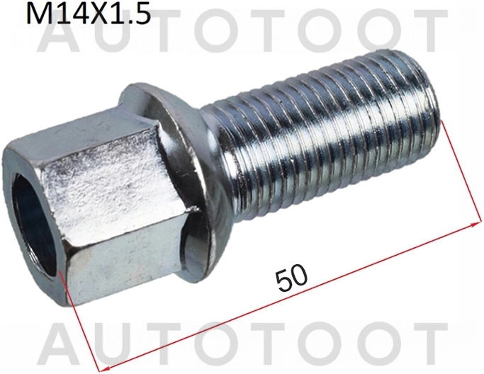 Болт колесный -BE4033 Zekkert для VOLKSWAGEN POLO, VOLKSWAGEN JETTA, VOLKSWAGEN TIGUAN, SKODA FABIA, SKODA OCTAVIA, SKODA RAPID