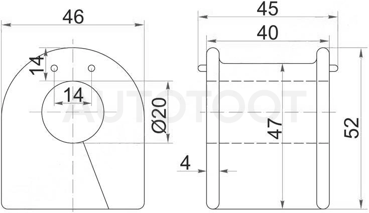 Втулка заднего стабилизатора d=20mm -ST4881522230 Sat для TOYOTA CHASER, TOYOTA CRESTA, TOYOTA MARK 2