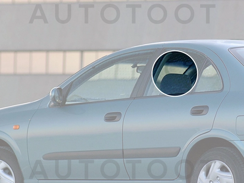 Стекло заднее левое опускное -  для NISSAN ALMERA, NISSAN BLUEBIRD SYLPHY, NISSAN ALMERA CLASSIC