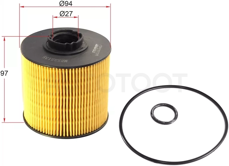 Фильтр топливный (картридж) MITSUBISHI CANTER FE7#/FE8# 4M42/4M50 03