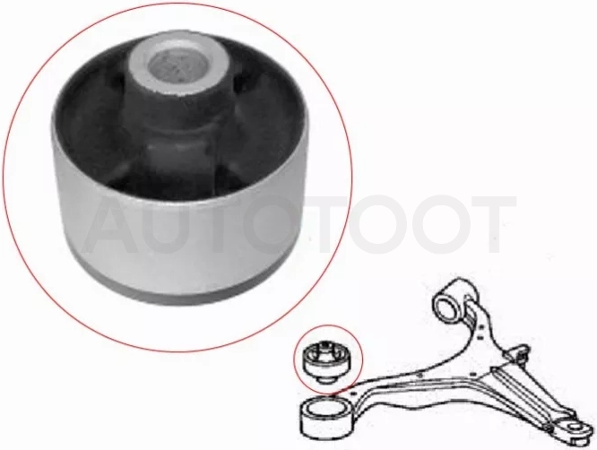 Сайлентблок Honda Civic 00-12 / Civic Ferio 00-05 - Артикул ST51391S7A801 - Производитель Sat - Фото, Отзывы, Цены