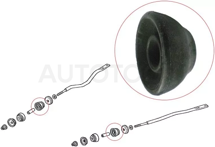 Сайлентблок Honda Accord 93-03 / Acura TL 98-03 (Перед)