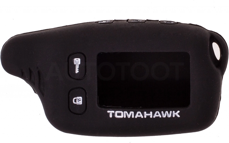 TOMAHAWK Чехол на сигнализацию TOMAHAWK TW9010, 9020, 9030 силиконовый SW Черный