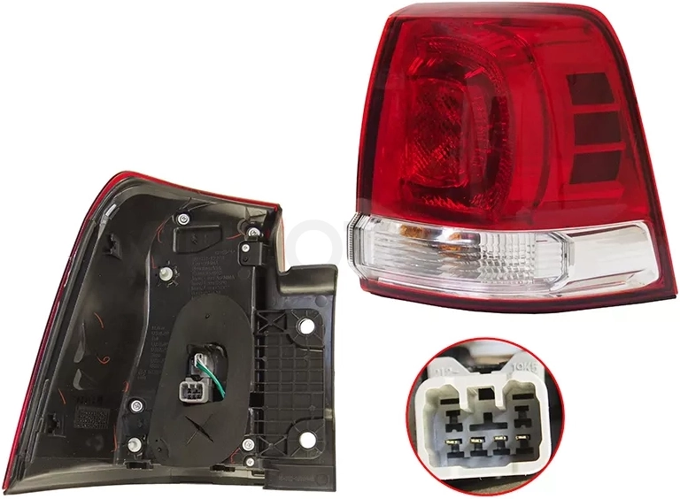 Фонарь задний Toyota Land Cruiser (J200) 07-12 (Справа) - Артикул 21219Q7RAE - Производитель Depo - Фото, Отзывы, Цены