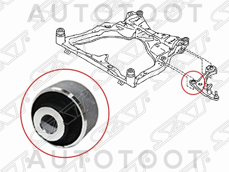 Сайлентблок переднего рычага передний -ST545011KA0B Sat для NISSAN TEANA