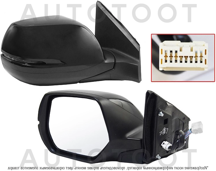 Зеркало левое (поворот, обогрев, 7 контактов) -  для HONDA CR-V