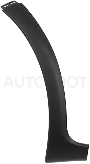 Накладка бампера Suzuki SX4 06-16 / Fiat Sedici 06-11 (Спереди/ Справа/ 5D HBK/ японская сборка)
