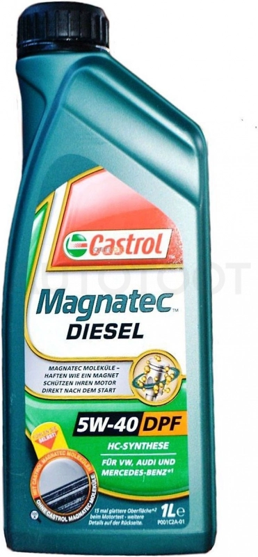 5W-40 1л CASTROL Magnatec Diesel DPF NEW Масло моторное синтетическое