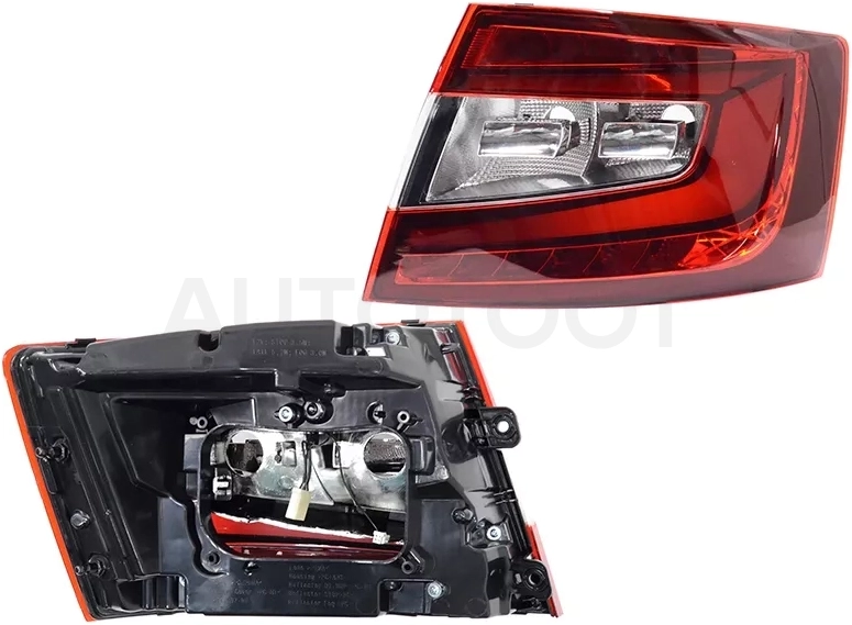 Фонарь задний Skoda Octavia 16-20 (Справа/ LED/ 4D SED)