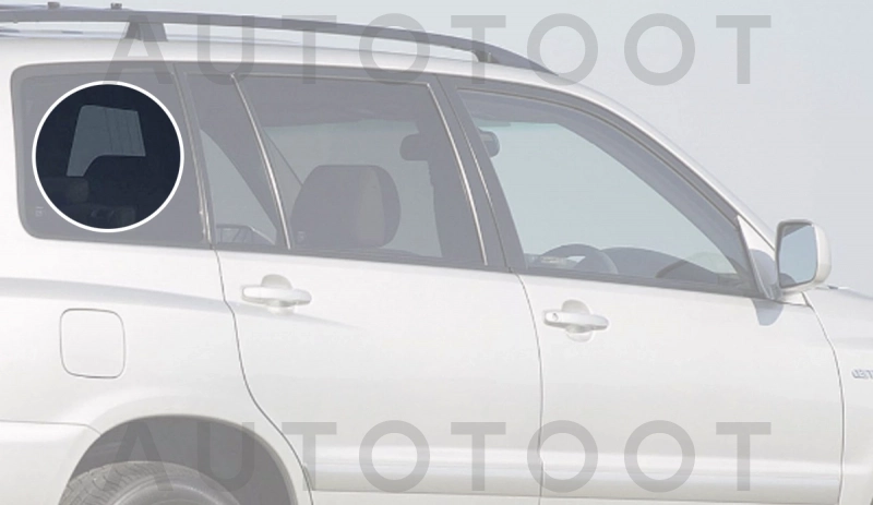 Стекло багажника боковое заднее правое с антеной -  для TOYOTA HIGHLANDER, TOYOTA KLUGER