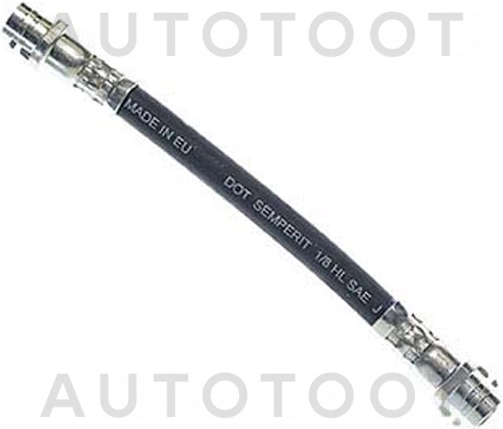 Шланг тормозной задний левый=правый -JBH0185 Just Drive для VOLKSWAGEN POLO, VOLKSWAGEN BORA, VOLKSWAGEN GOLF, VOLKSWAGEN JETTA, SKODA FABIA, SKODA RAPID