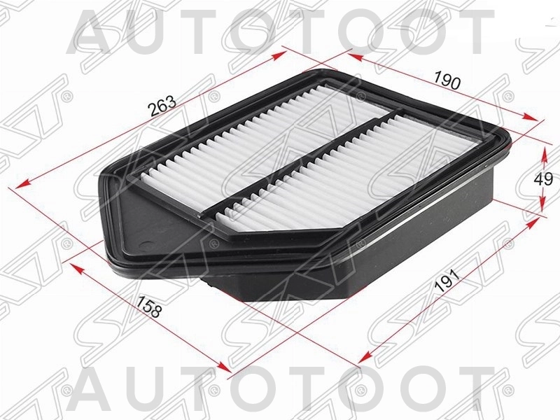 Фильтр воздушный (Америка) 2.4L -ST17220REZA00 Sat для HONDA CR-V