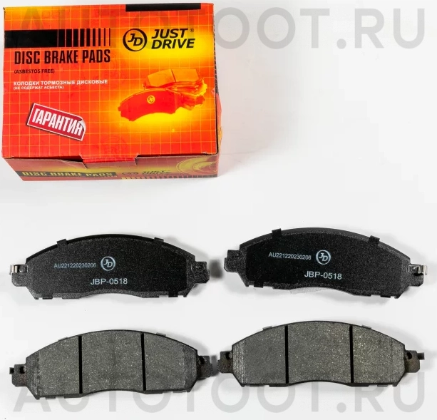 Колодки тормозные дисковые, передние - Артикул JBP0518 - Производитель Just Drive - Фото, Отзывы, Цены