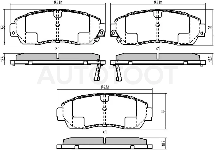 Колодки тормозные (Спереди) Haval F7 18-22 / F7x 19-22 - Артикул ST45022SHJA50 - Производитель Sat - Фото, Отзывы, Цены
