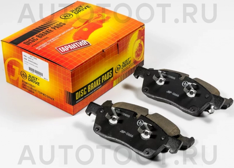 Колодки тормозные дисковые передние GDB2130 - Артикул JBP0666 - Производитель Just Drive - Фото, Отзывы, Цены