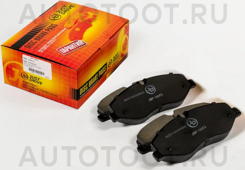 Колодки тормозные дисковые передние GDB2103 - Артикул JBP0693 - Производитель Just Drive - Фото, Отзывы, Цены