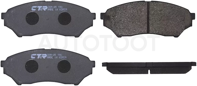 Колодки тормозные (Спереди) Mitsubishi Pajero iO 98-07 / Pajero Mini 98-12 / Pajero Pinin 98-05