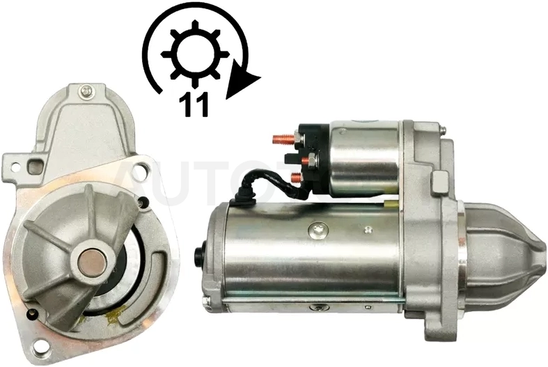 Стартер Mercedes-Benz C-Class 93-08 / E-Class 84-09 / M-Class 97-05 / S-Class 91-05 (2 kW/ Z=11/ VALEO)