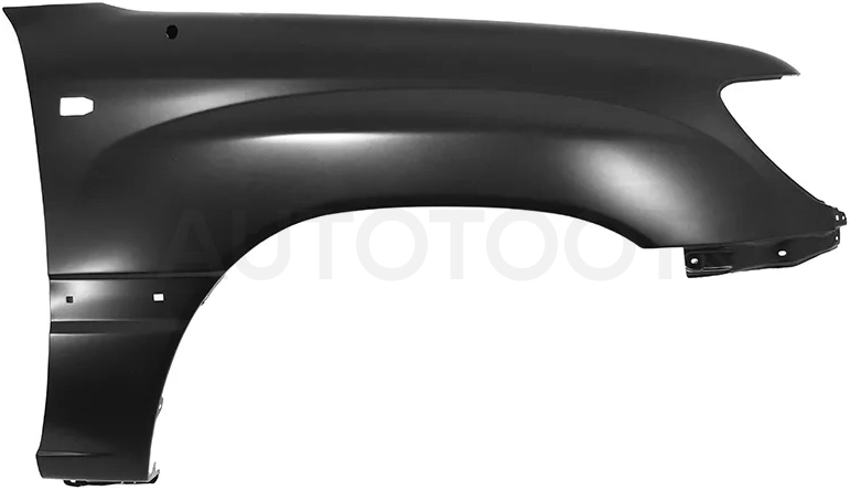 Крыло переднее Toyota Land Cruiser (J100) 05-07 (Справа/ Под поворот(ы)/ под антену)