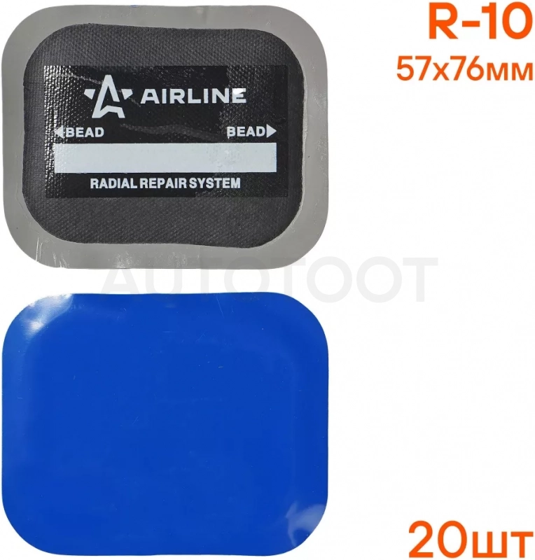 Пластырь кордовый, радиальный R-10 (57*76 мм) - Артикул ATRK64 - Производитель Airline - Фото, Отзывы, Цены