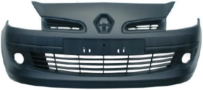 Бампер передний (с отверстиями под противотуманки, в сборе) -  для RENAULT CLIO
