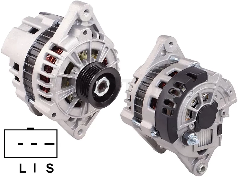 Генератор CHEVROLET LANOS T100/DAEWOO LANOS 1.4/1.5/1.6 12V 85A 97- A14S#/A15S#/A16D#