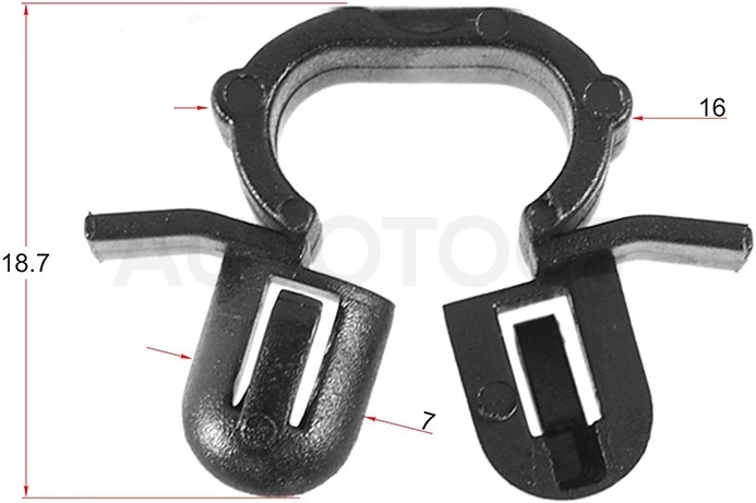 Клипса  81199-33000 / 55955-37000 -8119933000 Hyundai-Kia для HYUNDAI ACCENT, HYUNDAI SOLARIS, HYUNDAI CRETA, HYUNDAI ELANTRA, HYUNDAI GETZ, HYUNDAI I20, HYUNDAI I30, HYUNDAI i40, HYUNDAI IX20, HYUNDA