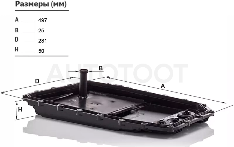 Фильтр АКПП BMW 3-Series 05-14 / 5-Series 03-10