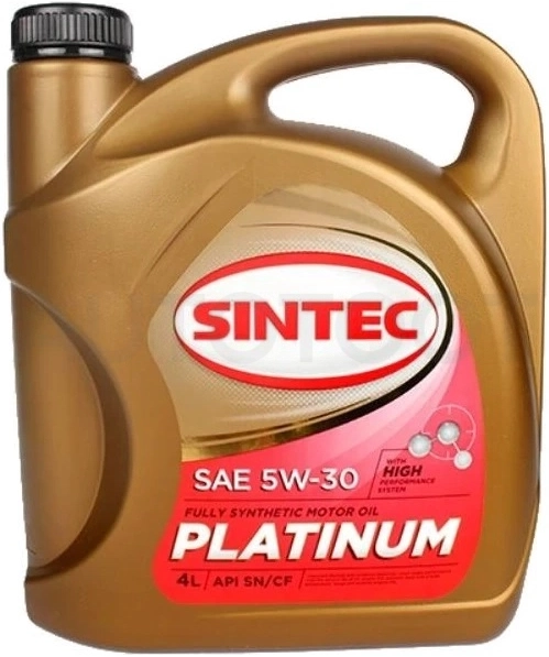 Масло моторное синтетическое Sintec Платинум SAE 5W-30 Ilsac gf-5. Api sn