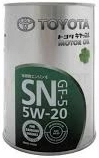 5W-20 Масло моторное полусинтетическое "SN 5W-20", 1л - Артикул 0888010606 - Производитель Toyota - Фото, Отзывы, Цены