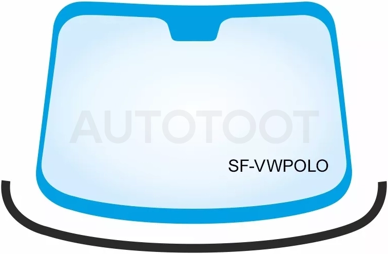 Молдинг лобового стекла (Снизу) Volkswagen Polo 09-20 - Артикул SFVWPOLO - Производитель Sat - Фото, Отзывы, Цены