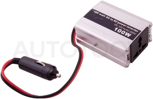 Преобразователь напряжения (инвертор) 12V/220V 100W KS
