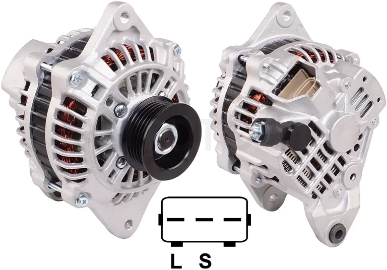 Генератор SUBARU IMPRESA/FORESTER 1,6л/2,0л/EJ161/EJ201 98-0712V 80A