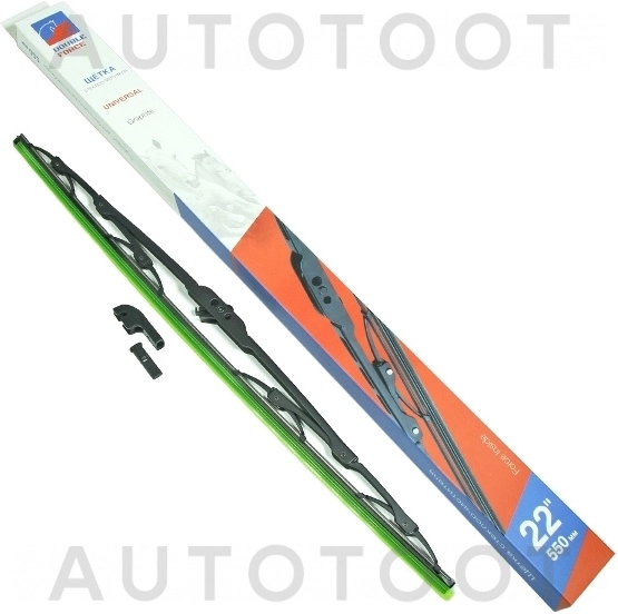 Щетка стеклоочистителя каркасная 550мм (22") DOUBLE FORCE - Артикул DFM22 - Производитель Double Force - Фото, Отзывы, Цены