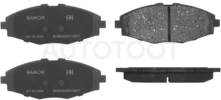 Колодки тормозные (Спереди) Chevrolet Lanos 05-09 / Matiz 05-10 / Spark 05-10 / Daewoo Lanos 97-08 / Matiz 97-15 / Nexia 94-16 / ЗАЗ Ланос 08-16