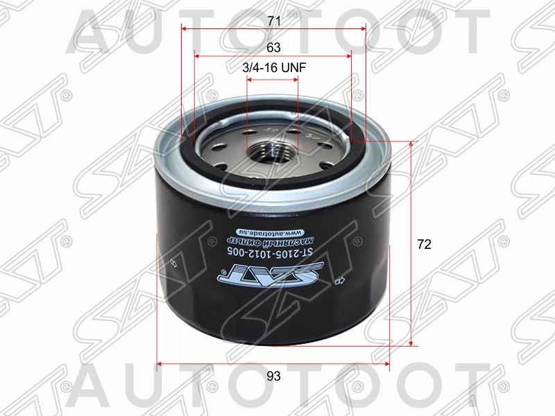 Фильтр масляный -JFM0017 Just Drive для LADA (ВАЗ) GRANTA, LADA (ВАЗ) PRIORA, LADA (ВАЗ) KALINA, LADA (ВАЗ) VESTA, LADA (ВАЗ) XRAY, DATSUN ON-DO, LADA (ВАЗ) 2110, LADA (ВАЗ) 2111, LADA (ВАЗ) 2112