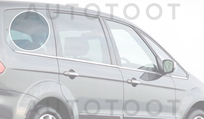 Стекло багажника боковое заднее правое -  для FORD GALAXY