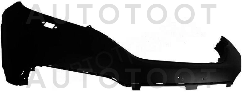 Бампер передний верхняя часть (с отверстиями под омыватели) -  для HONDA CR-V