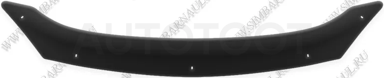 Дефлектор капота темный RENAULT SANDERO, hb, 2009-2014 / Рено Сандеро - Артикул NLDSRESAN0912 - Производитель Sim - Фото, Отзывы, Цены