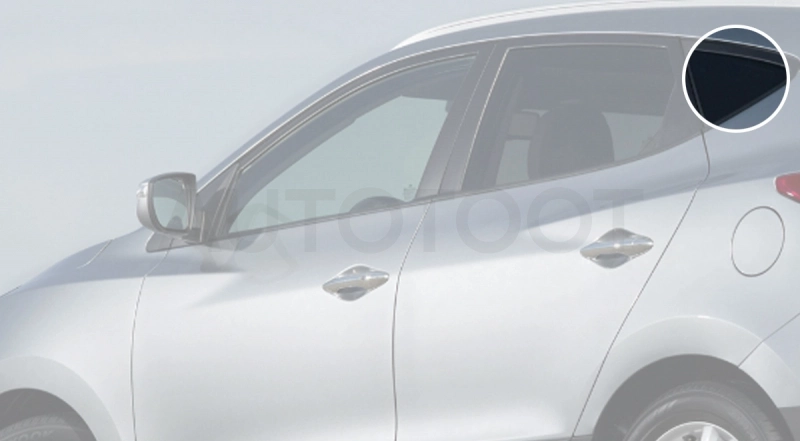 Стекло багажника боковое заднее левое -  для HYUNDAI IX35